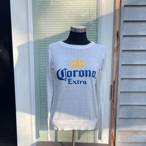 Forever 21 White “Corona” Knit SM
